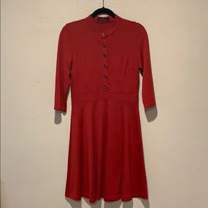 Adorable A-line red dress